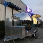 Mobile Cart Manufacturer - Stainless Steel Hot Dog Ice Cream Cart