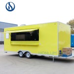 Mobile Trailer Manufacturer - DOT CE Certified Snack Trailer with Restroom