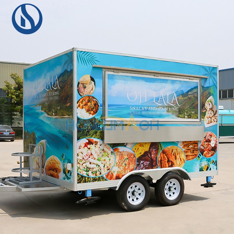 Food Trailer Factory - 10ft Mobile Fast Food Truck Full Kitchen