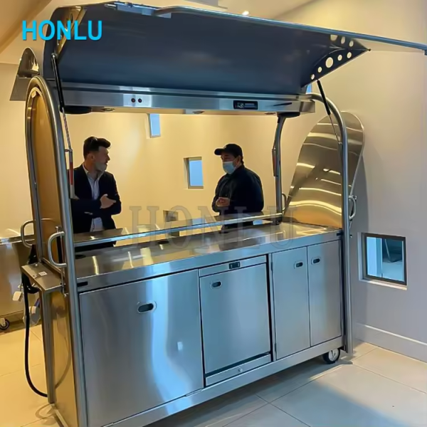 Food Cart Manufacturer - Commercial Pancake Crepe Small Food Cart