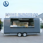 Fast Food Trailer Factory - Commercial Street Pizza Burger Trailer