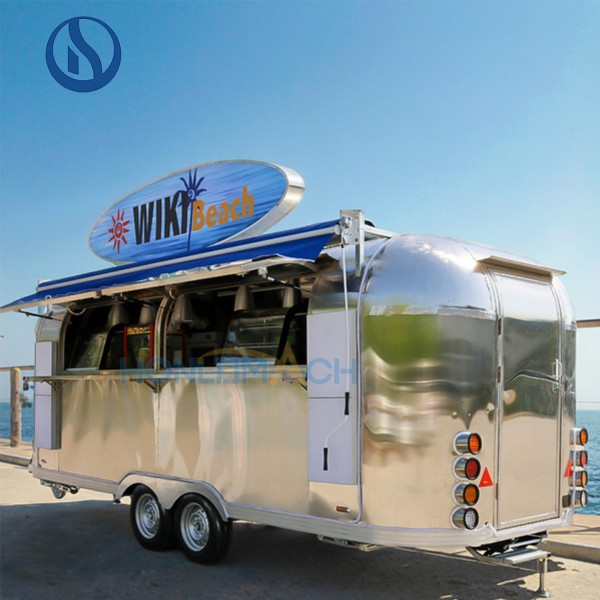 Beach Food Truck Manufacturer - Full Kitchen Ice Cream BBQ Trailer