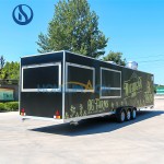 Food Trailer Manufacturer - Luxury Large Mobile Bar with Toilet