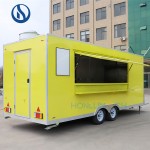 Mobile Trailer Manufacturer - DOT CE Certified Snack Trailer with Restroom
