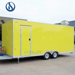 Mobile Trailer Manufacturer - DOT CE Certified Snack Trailer with Restroom