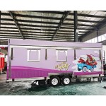 Food Truck Factory - Two Story Wood Dining Food Truck