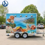 Food Trailer Factory - 10ft Mobile Fast Food Truck Full Kitchen