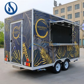 Food Truck Supplier - 13ft Fully Equipped Fast Food BBQ Taco Trailer