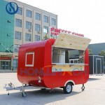 Food Trailer Manufacturer - Vintage Coffee Ice Cream Hotdog Trailer