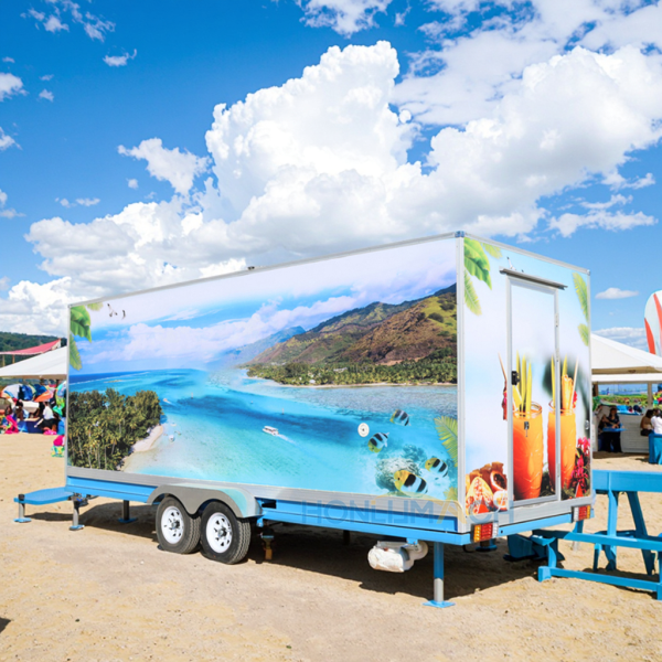 Mobile Food Truck Supplier - Beach Lemonade Coffee Bar Full Kitchen