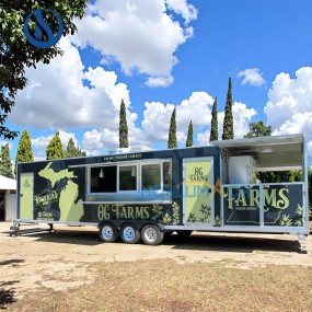 Food Trailer Manufacturer - Luxury Large Mobile Bar with Toilet