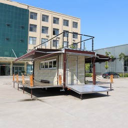 Mobile Food Trailer Factory - Electric Brake Double Decker Food Truck