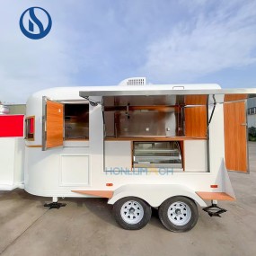 Food Trailer Supplier - Custom Coffee Ice Cream Concession Truck