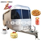 Food Trailer Factory - Custom Deep Fryer Hot Dog Pizza Coffee Cart