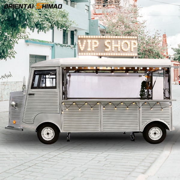 Food Van Factory - Custom Vintage Fully Equipped Coffee Vending Truck