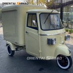 Food Truck Factory - Custom 3 Wheeler Electric Pizza Coffee Trailer
