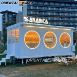 Food Cart Factory - Custom Fiberglass Shell Logo Mobile Food Trailer