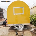 Food Truck Factory - Custom Fiberglass Ice Cream Bar Hot Dog Cart