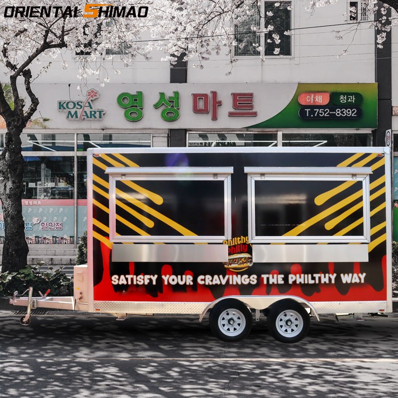 Food Trailer Factory - Custom Mobile Fast Food Snack Cart Coffee Truck