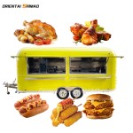 Food Trailer Factory - Custom Oriental Shimao Stainless Steel Coffee Cart