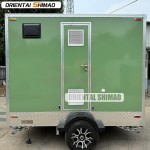 Restroom Trailer Factory - Custom Outdoor 2 Station Luxury Bathroom