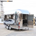 Food Truck Factory - Custom Stainless Steel Fast Food Cart Coffee Van