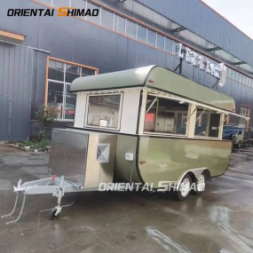 Food Truck Factory - Custom Oriental Shimao 12ft Hot Dog Food Cart