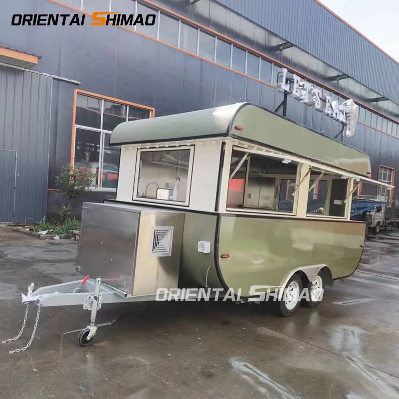 Food Truck Factory - Custom Oriental Shimao 12ft Hot Dog Food Cart