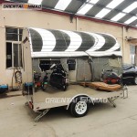 Food Truck Factory - Custom Corn Vegetable Fry Ice Cream Roll Cart