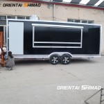Food Trailer Factory - Custom Oriental Shimao Boat Shape Street Kitchen