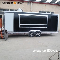 Food Trailer Factory - Custom Oriental Shimao Boat Shape Street Kitchen