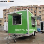 Coffee Truck Factory - Custom Big 14ft Crepe Mobile Food Kitchen