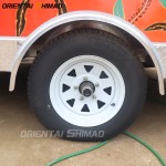 Food Trailer Factory - Custom Mobile Churros Dessert Kiosk Ice Cream