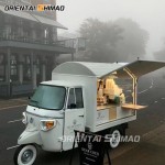 Food Truck Factory - Custom 3 Wheeler Electric Pizza Coffee Trailer