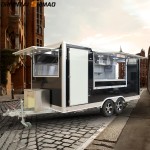 Food Trailer Factory - Custom Oriental Shimao Boat Shape Street Kitchen