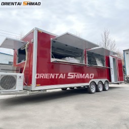Food Trailer Factory - Custom Oriental Shimao Australia Porch BBQ