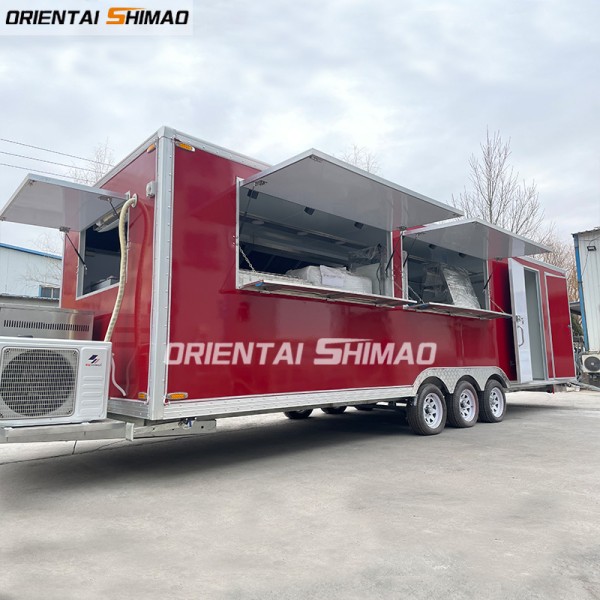 Food Trailer Factory - Custom Oriental Shimao Australia Porch BBQ