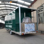 Hot Dog Cart Factory - Custom Oriental Shimao Fryer Stainless Steel Kiosk