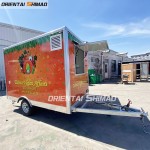 Food Truck Factory - Wholesale Custom 4m Deep Fryer Kitchen Trailer