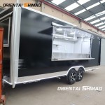 Food Trailer Factory - Custom Oriental Shimao Boat Shape Street Kitchen