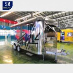 Food Trailer Factory - Custom Fast Food Vending Mobile Hot Dog Trailer