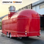 Food Trailer Factory - Custom Oriental Shimao Food Warming Coffee Cart