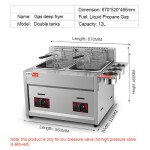 Deep Fryer Factory - Custom Oriental Shimao Commercial LPG Chicken Fryer