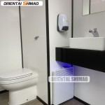 Mobile Toilet Factory - Custom 2 Axle Travel Shower Plastic Toilets