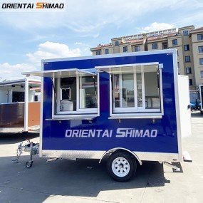 Food Van Factory - Custom Enclosed Galvanized Steel Mobile Kitchen