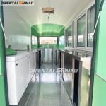 Food Van Factory - Custom United States Retro Stainless Steel Van