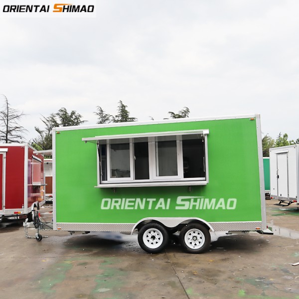 Coffee Truck Factory - Custom Big 14ft Crepe Mobile Food Kitchen