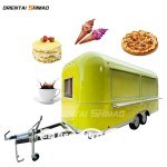 Food Trailer Factory - Custom Oriental Shimao Stainless Steel Coffee Cart