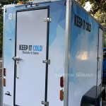 Refrigerated Truck Factory - Custom Outdoor Portable Chiller Freezer Trailer