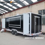 Food Trailer Factory - Custom Oriental Shimao Boat Shape Street Kitchen